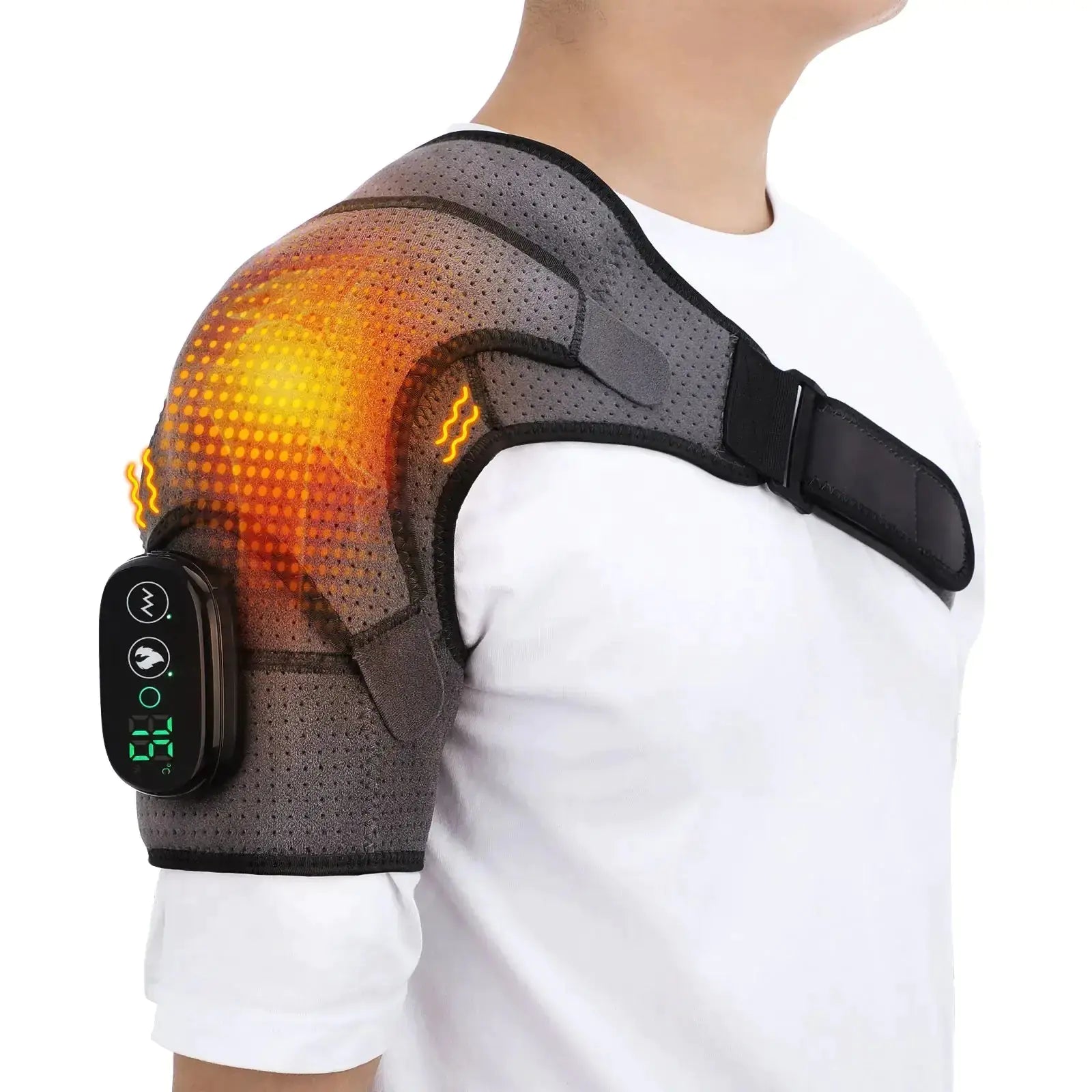 ÉpauleTherm - Coussin Chauffant Électrique pour Soulagement de la Douleur à l'Épaule - Rynova