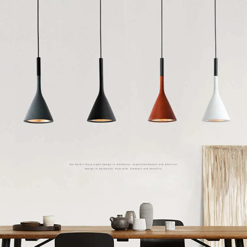 MorandiLuxe - Suspension Triangulaire Moderne en Métal - Rynova