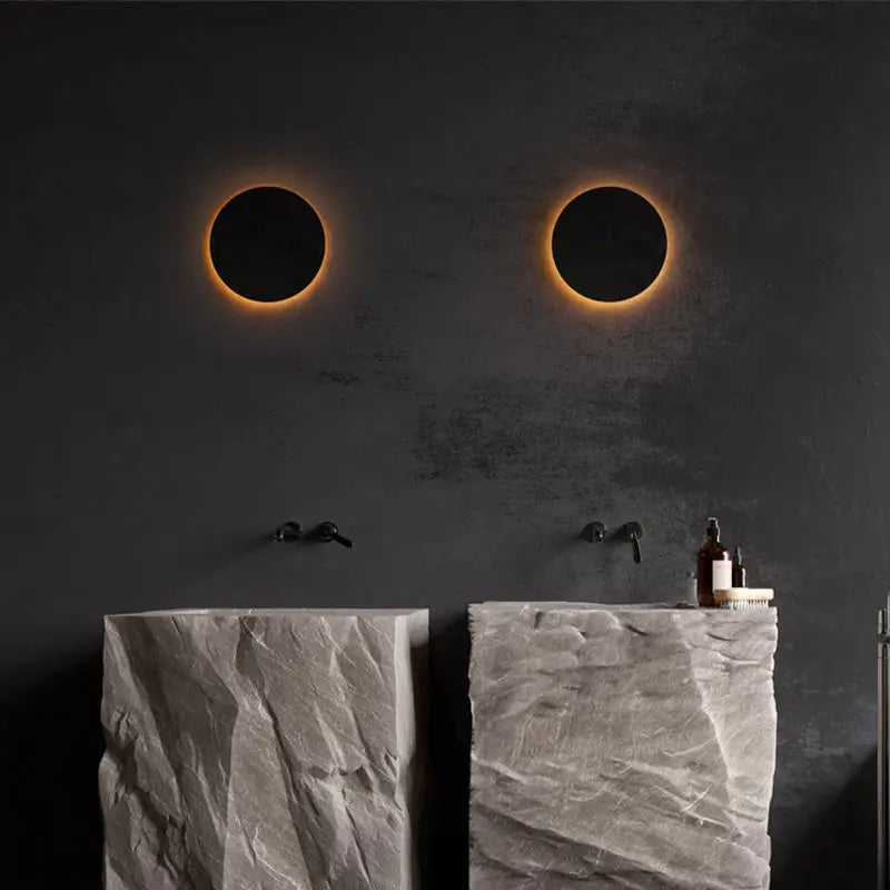 OrrLuxe - Lampe Murale LED Moderne en Métal Noir - Rynova