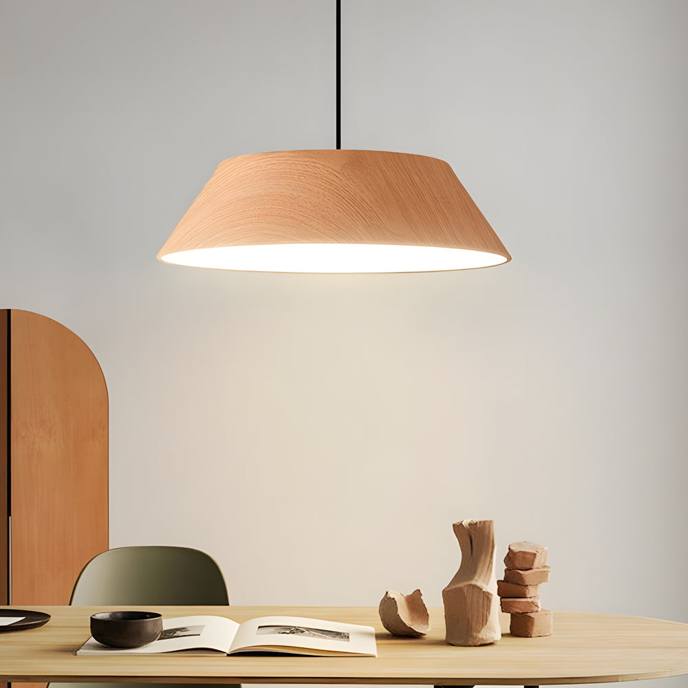 HarmonieLumi – Suspension LED en Bois Style Japonais - Rynova