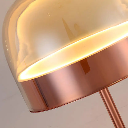 Lumière Élégante - Lampe de Table en Verre avec Éclairage Nocturne à Deux Couches - Rynova