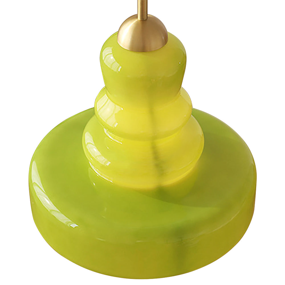 CalabaLumi – Lampe Suspendue Colorée Design en Calabash - Rynova