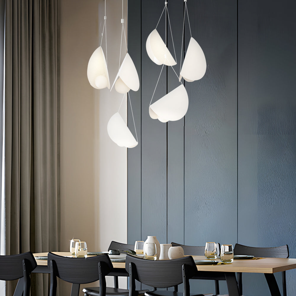 LumiPure – Lampe suspendue linéaire blanche élégante - Rynova