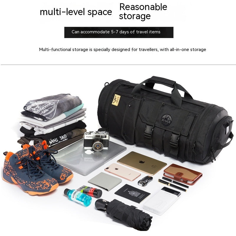 AventureMax - Sac à dos de randonnée homme grande capacité noir - Rynova