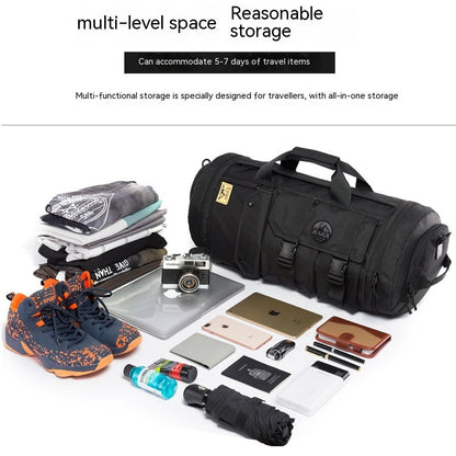 AventureMax - Sac à dos de randonnée homme grande capacité noir - Rynova