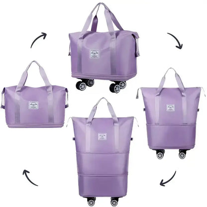 Sac de Voyage Extensible Edeluxe avec Roues Détachables - Polyvalent et Pratique - Rynova