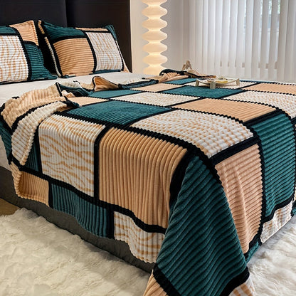CocoonChic - Couverture en flanelle douce et polyvalente pour toutes saisons - Rynova