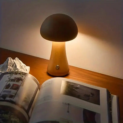 LuminaFungi - Lampe de Table Style Champignon Élégante - Rynova