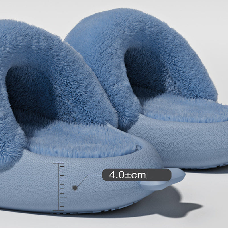 Chauffe-Pieds Marins - Chaussons détachables en peluche pour femmes - Rynova