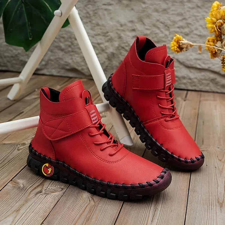 Élégance Céleste - Bottes orthopédiques en cuir pour confort et style - Rynova
