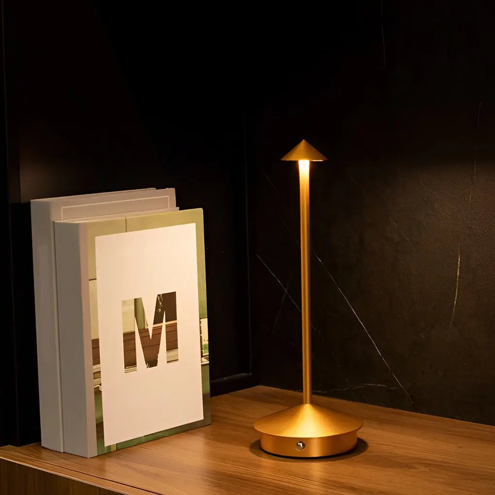 LumiMush - Lampe de Table Champignon avec Dimming 3-Niveaux, USB et Contrôle Tactile - Rynova