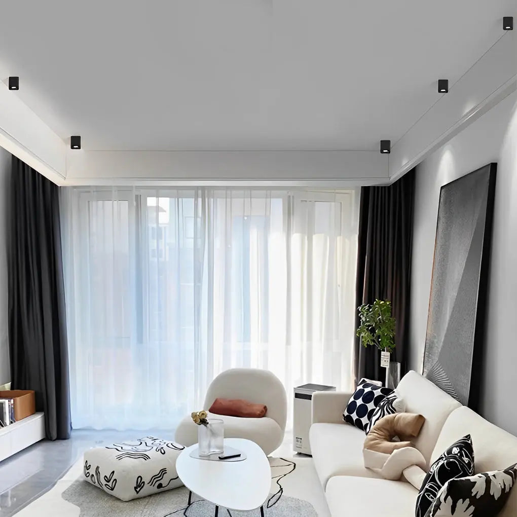 LumiCarré - Lampe de Plafond LED Carrée Ajustable avec Éclairage Dimmable en Trois Étapes - Rynova