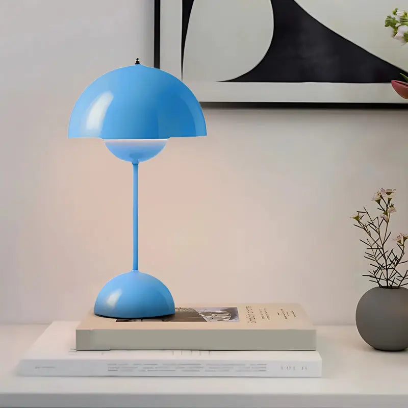 LumiFleur - Lampe de Table Rechargeable en Pot de Fleurs avec Variateur Tactile - Rynova