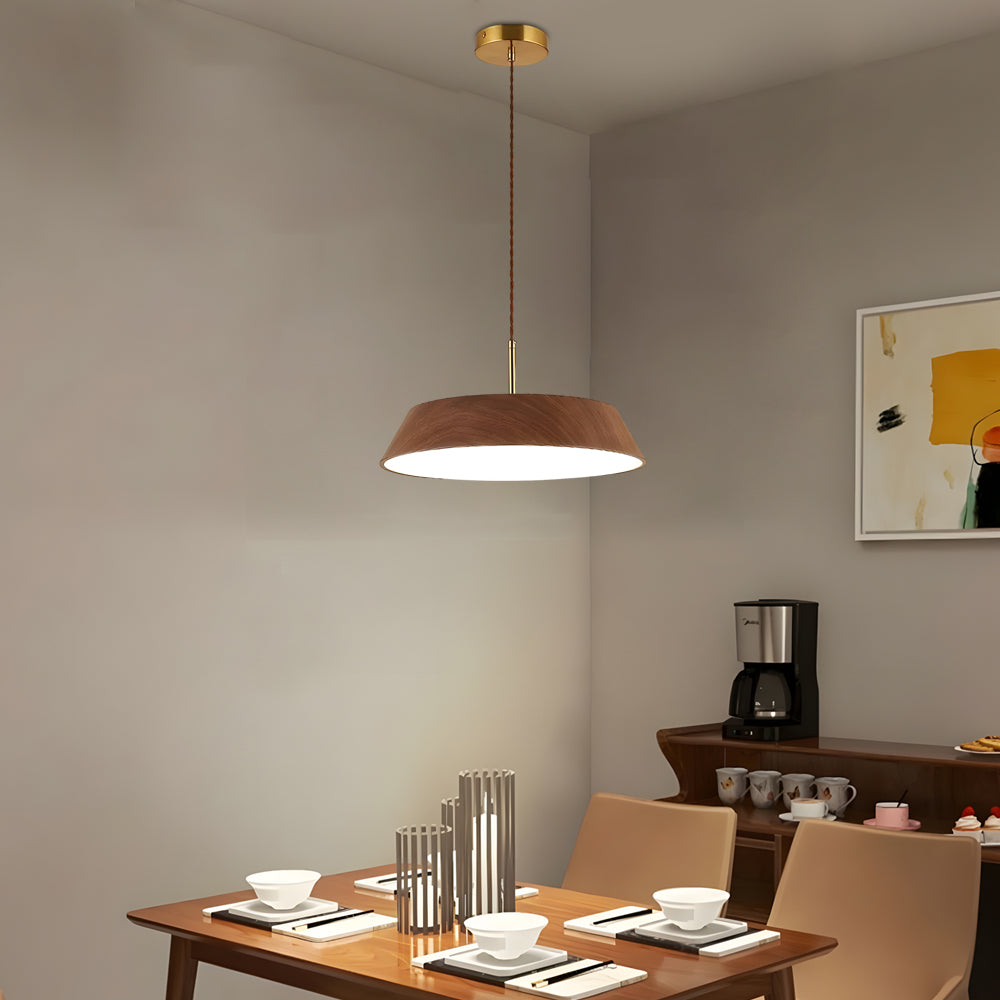 HarmonieLumi – Suspension LED en Bois Style Japonais - Rynova