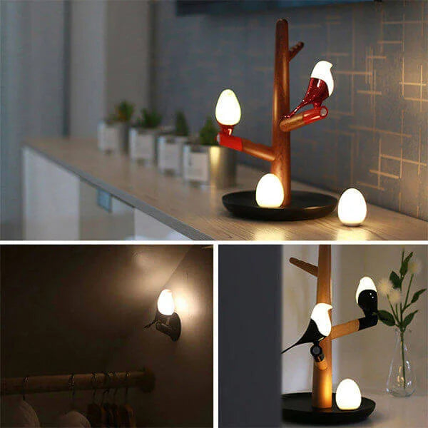 BoisSerein - Lampe de table sensorielle avec capteur de mouvement - Rynova