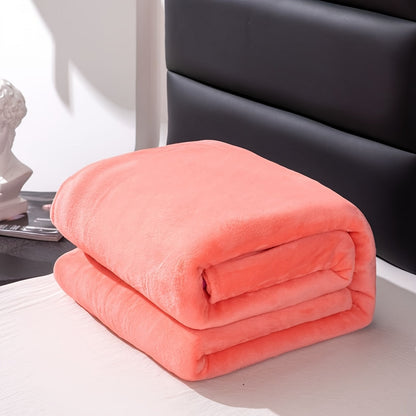 LéaChic - Couverture douce et chaleureuse en flanelle grise pour toutes saisons - Rynova