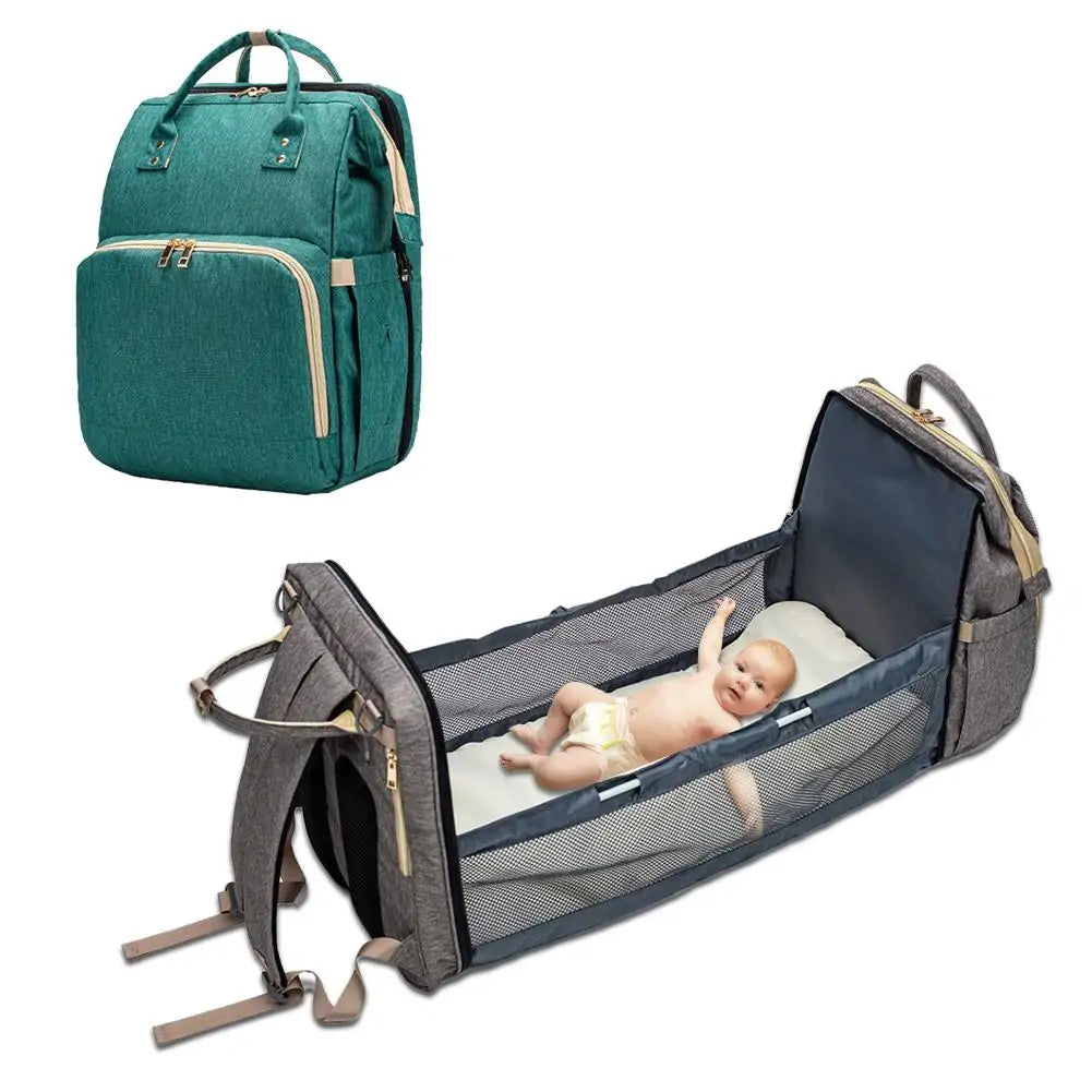 BébéNid - Sac de Lit pour Bébé Convertible et Léger avec Matelas Portable - Rynova