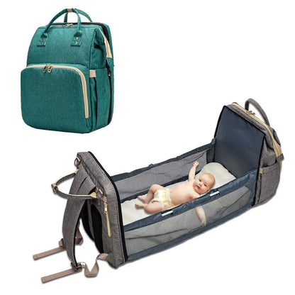 BébéNid - Sac de Lit pour Bébé Convertible et Léger avec Matelas Portable - Rynova