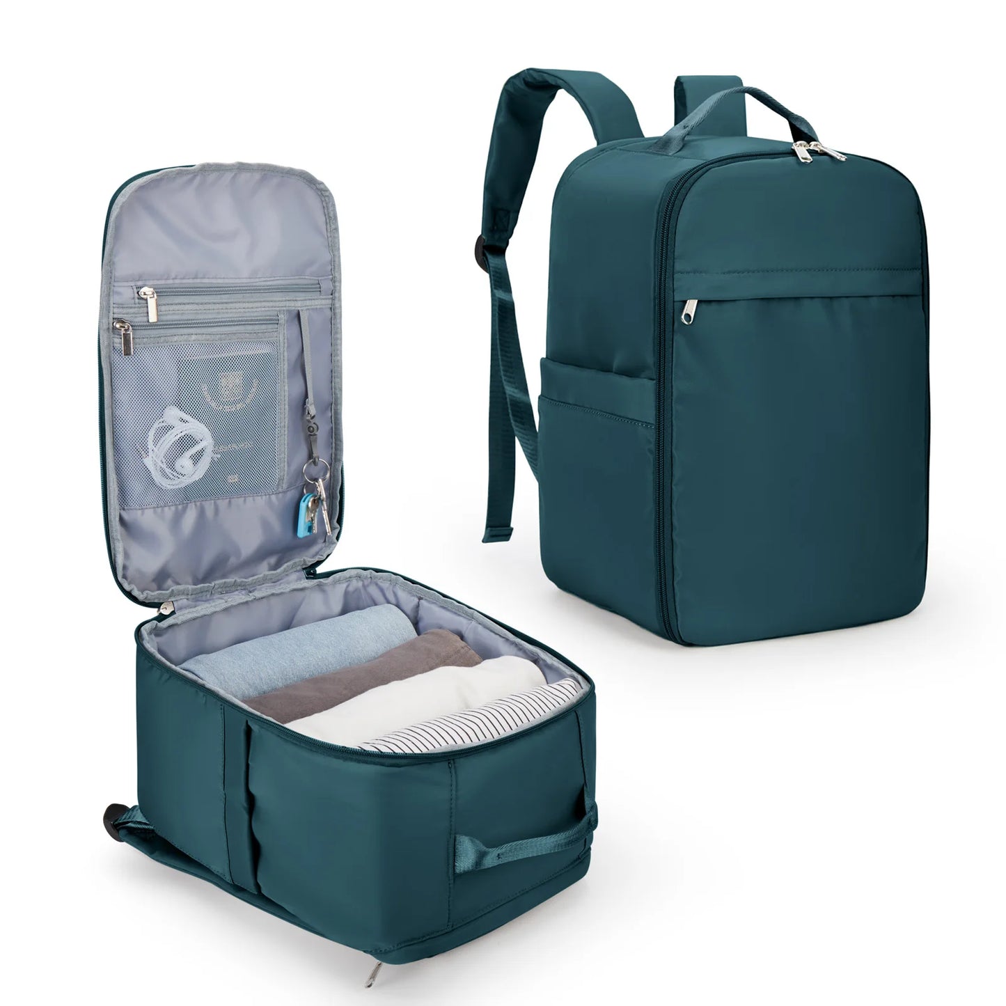 VoyagePro - Sac à Dos Cabine 40x20x25 pour Bagage à Main Ryanair et EasyJet, Sac à Dos Ordinateur pour Hommes/Femmes - Rynova