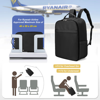 VoyagePro - Sac à Dos Cabine 40x20x25 pour Bagage à Main Ryanair et EasyJet, Sac à Dos Ordinateur pour Hommes/Femmes - Rynova