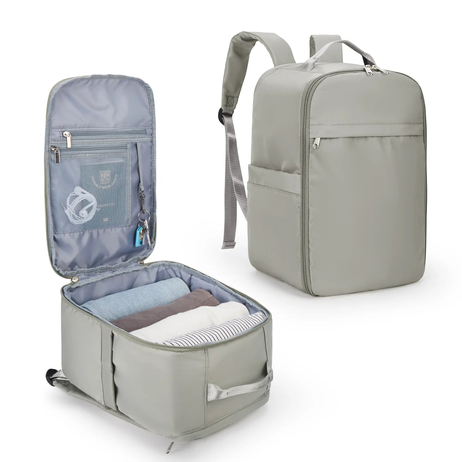 VoyagePro - Sac à Dos Cabine 40x20x25 pour Bagage à Main Ryanair et EasyJet, Sac à Dos Ordinateur pour Hommes/Femmes - Rynova