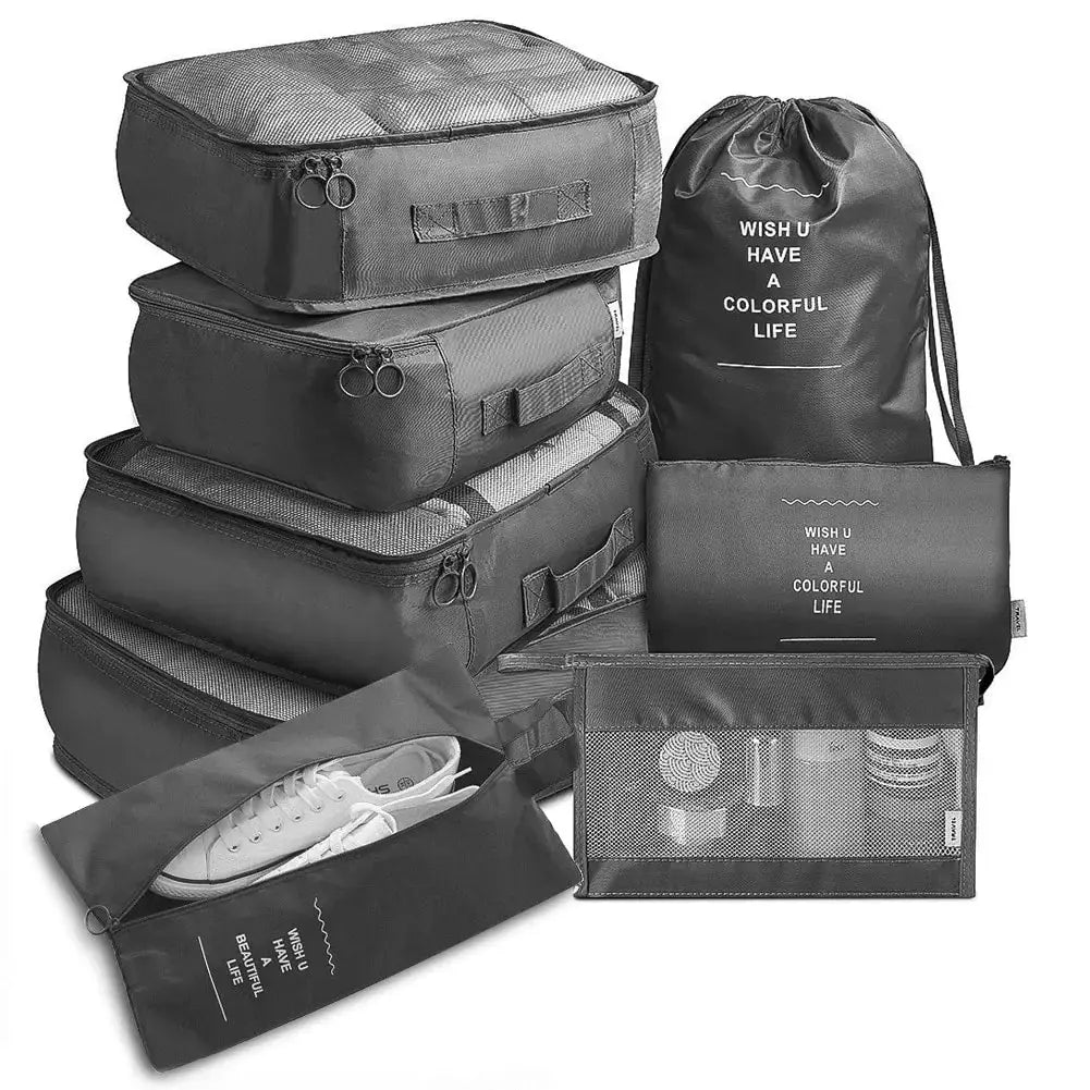 OrganisateurVoyage - Ensemble de 8 Sacs de Voyage Grande Capacité - Rynova