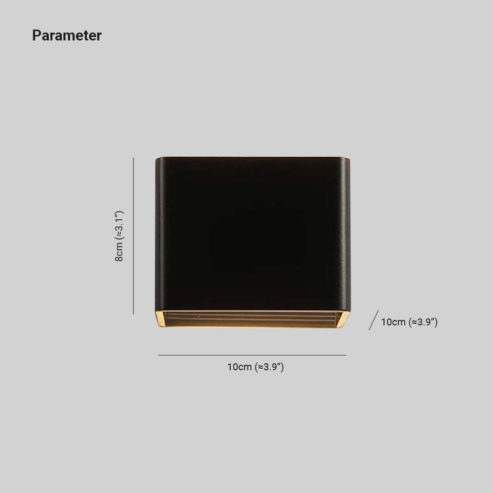 LuminaSquare - Applique murale carrée moderne - Rynova