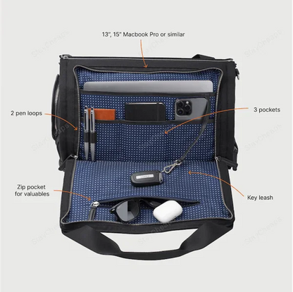 GlobeTrek - Sac de Voyage Convertible pour Vêtements avec Compartiments Organisés - Rynova