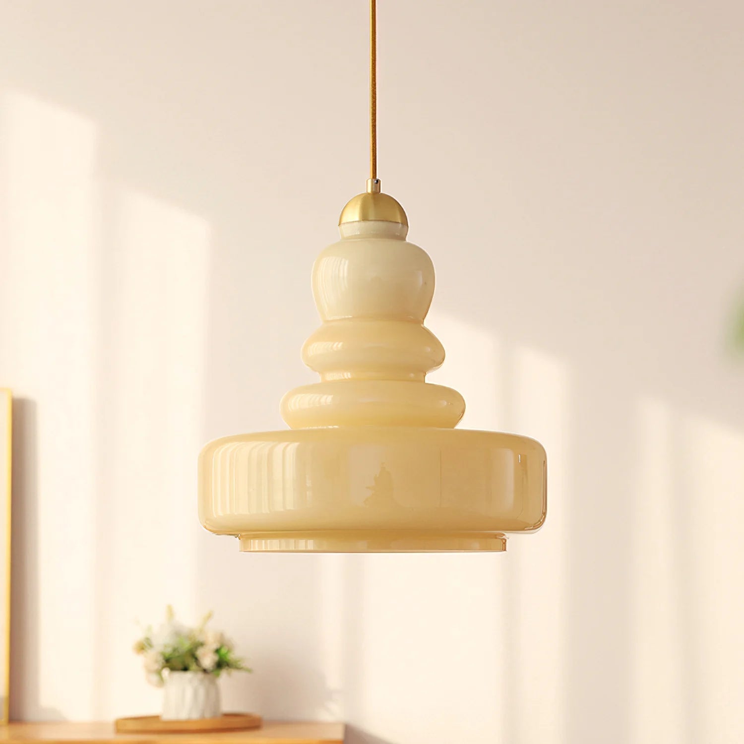 CalabaLumi – Lampe Suspendue Colorée Design en Calabash - Rynova