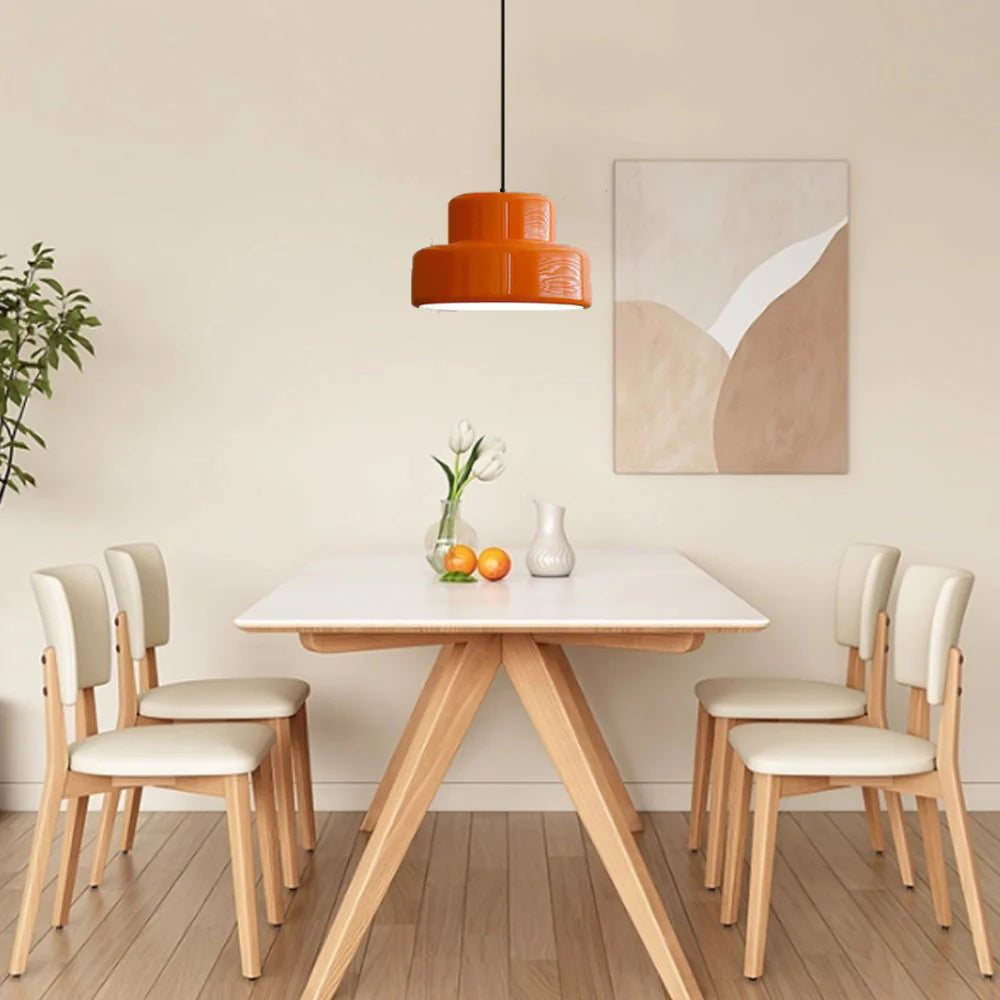 ÉclatDesign - Lampe Suspendue Orange Rétro et Moderne - Rynova