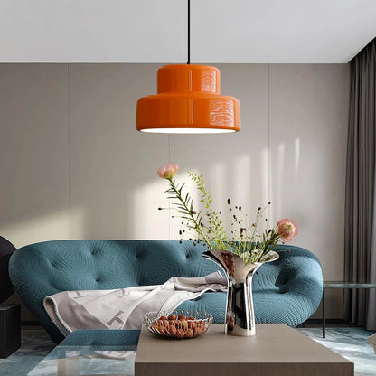 ÉclatDesign - Lampe Suspendue Orange Rétro et Moderne - Rynova