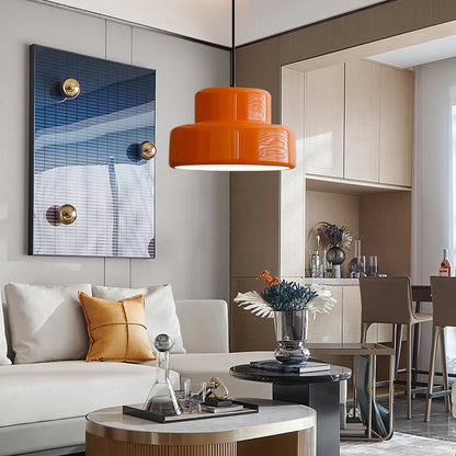ÉclatDesign - Lampe Suspendue Orange Rétro et Moderne - Rynova