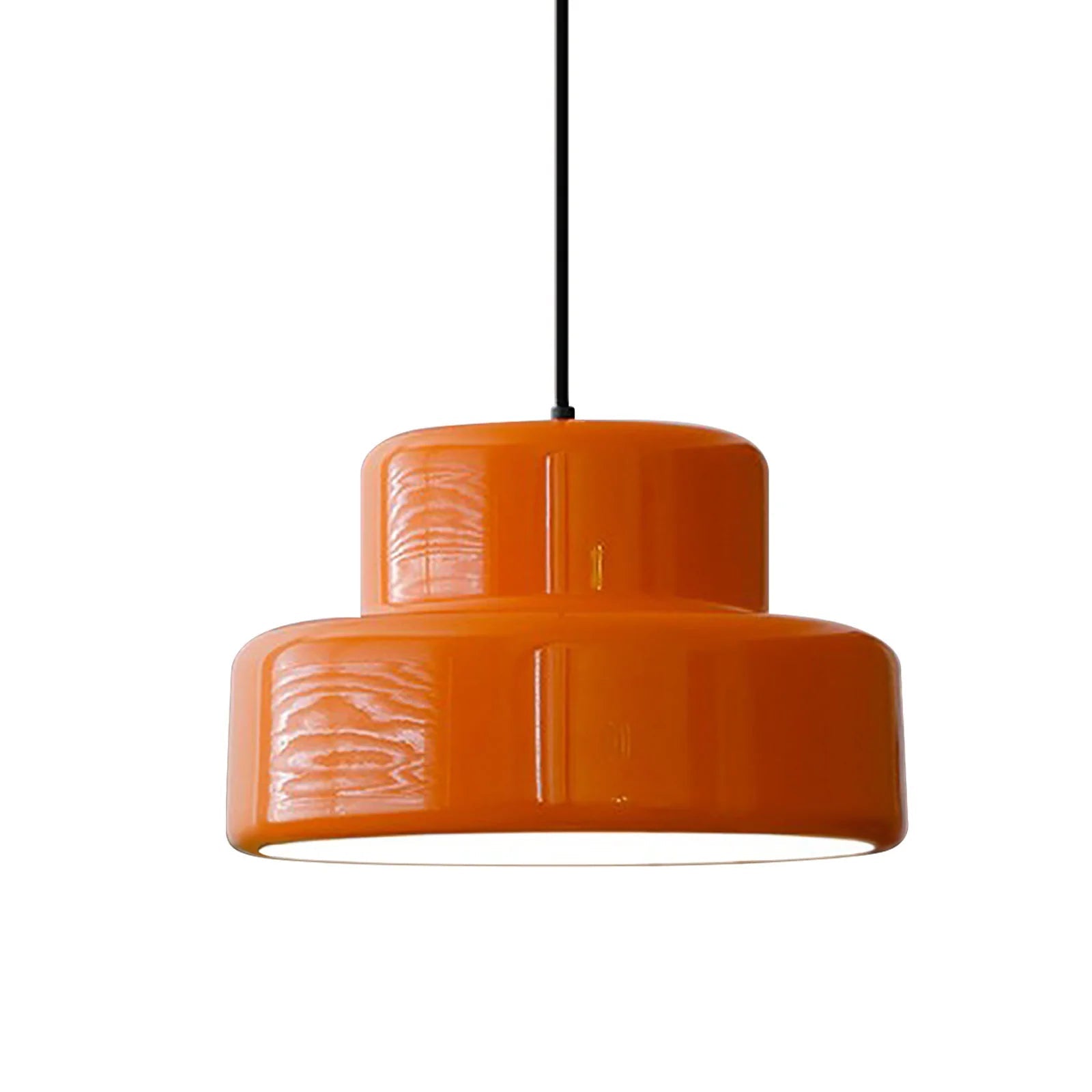 ÉclatDesign - Lampe Suspendue Orange Rétro et Moderne - Rynova