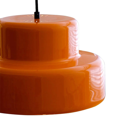 ÉclatDesign - Lampe Suspendue Orange Rétro et Moderne - Rynova