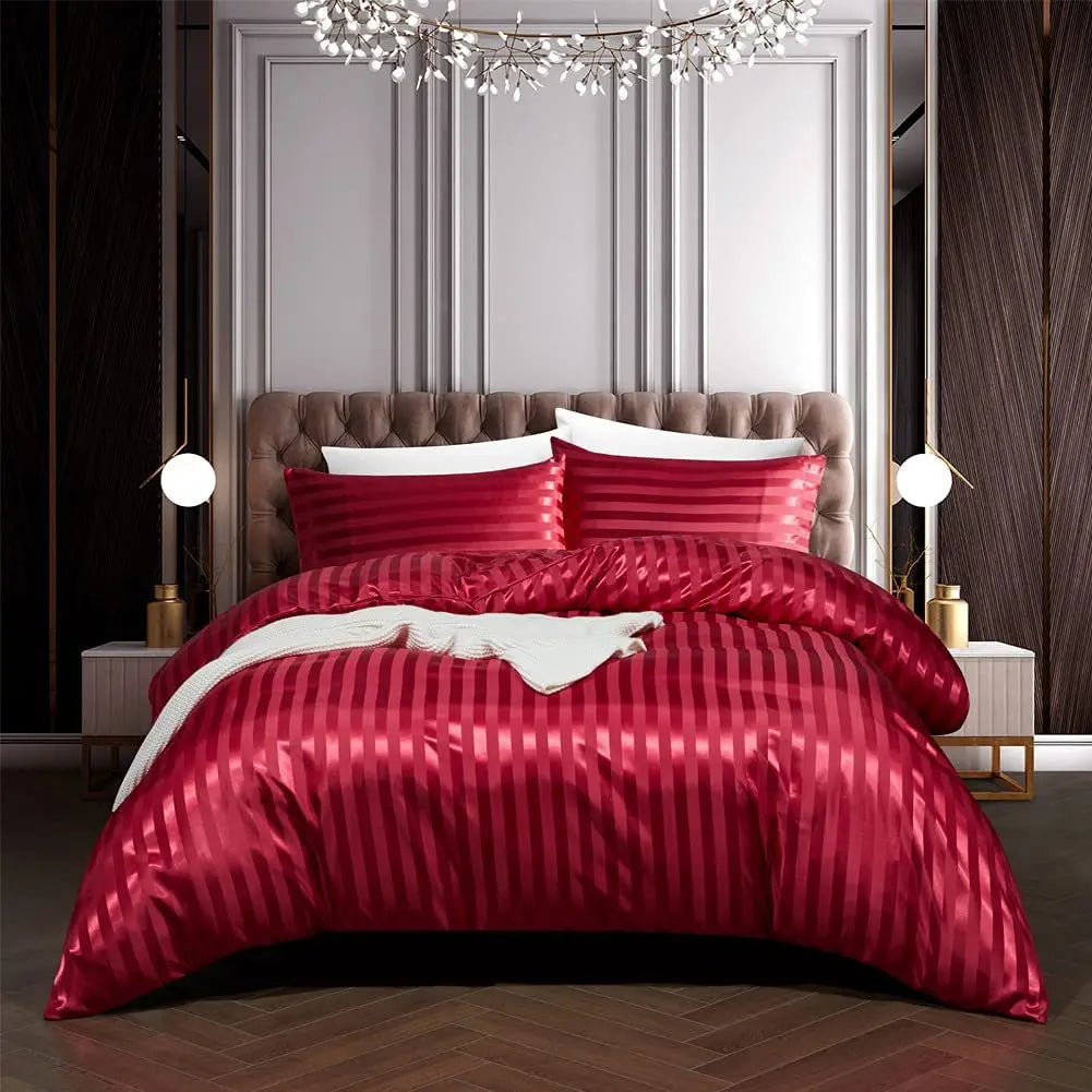 Élégance Satinée - Parure de lit en satin luxueuse et moderne - Rynova
