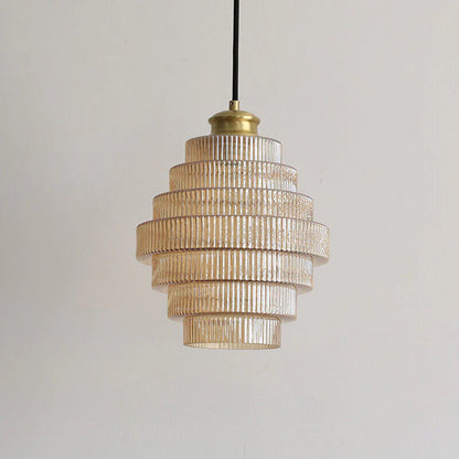 VerreLuxe – Lampe en verre et laiton élégante - Rynova