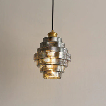 VerreLuxe – Lampe en verre et laiton élégante - Rynova