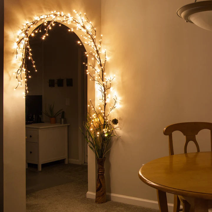LumiVigne – Décoration de Noël féérique en saule lumineux - Rynova