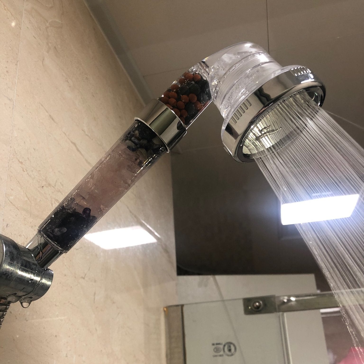 HydroTherm - Tête de Douche Thérapeutique avec Filtration Minérale - Rynova