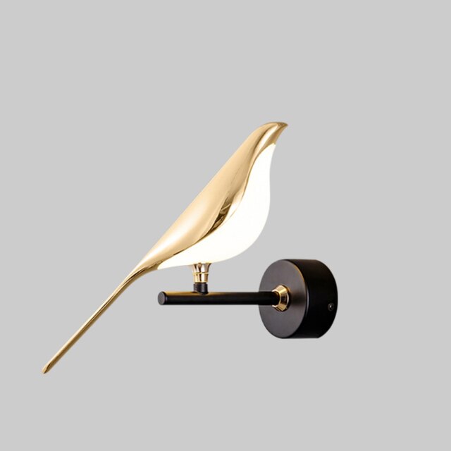 OiseauLumière - Applique Murale Moderne en Forme d'Oiseau - Rynova