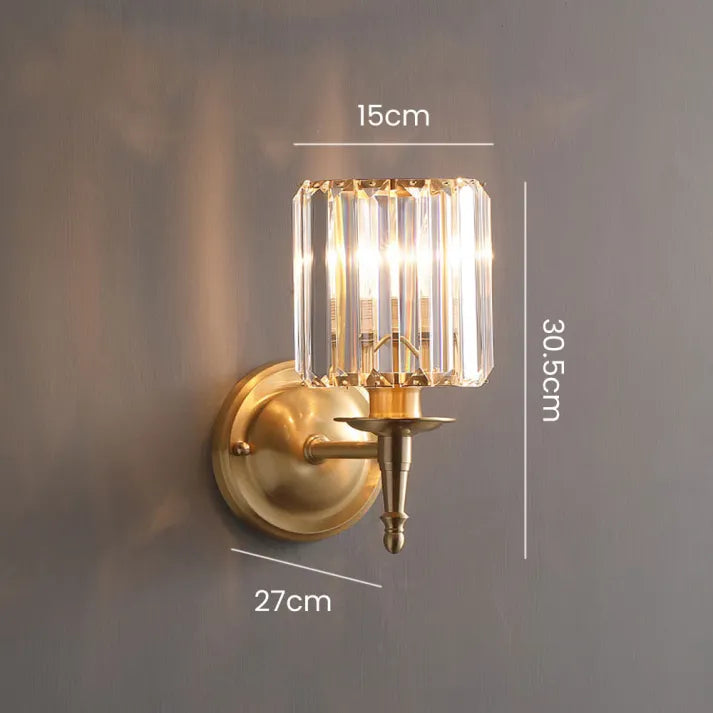 Élégance Vintage – Applique Murale en Cristal de Luxe - Rynova