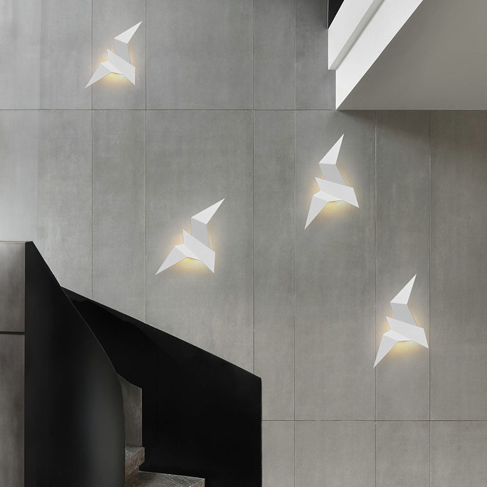 BirdLight - Applique Murale Oiseau en Fer Artisanal pour Décoration Intérieure - Rynova