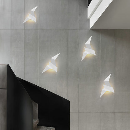 BirdLight - Applique Murale Oiseau en Fer Artisanal pour Décoration Intérieure - Rynova