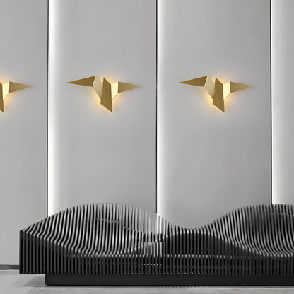 BirdLight - Applique Murale Oiseau en Fer Artisanal pour Décoration Intérieure - Rynova