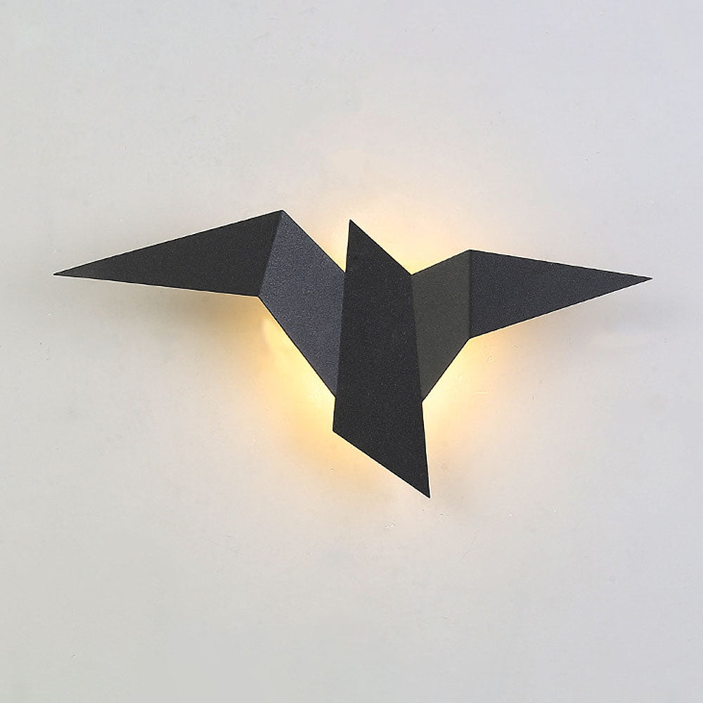 BirdLight - Applique Murale Oiseau en Fer Artisanal pour Décoration Intérieure - Rynova