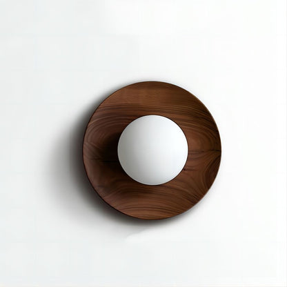 BoisÉclat - Applique Murale en Bois Naturel Blanc - Rynova