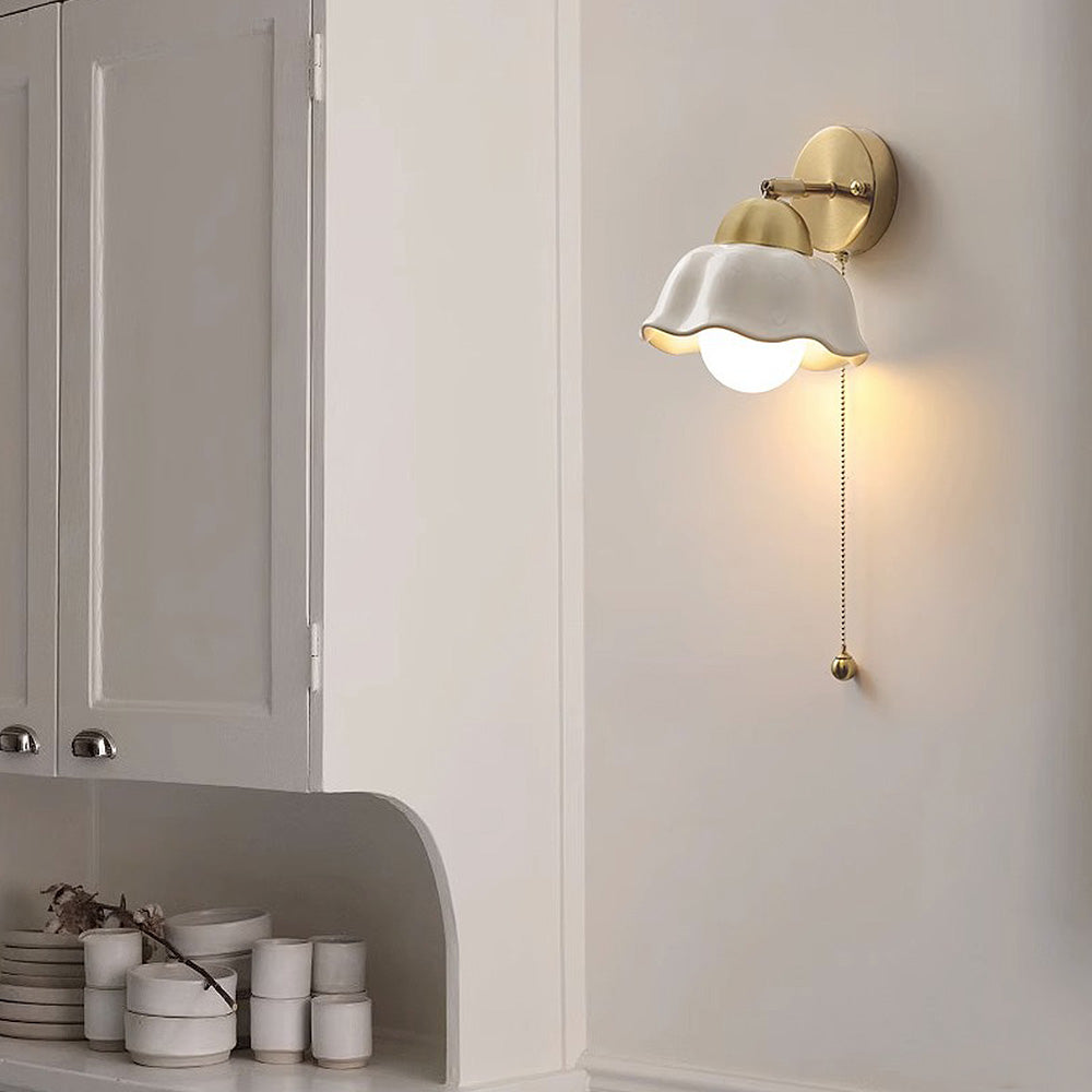 Éclat Pétale Vintage – Applique murale élégante en fleurs - Rynova