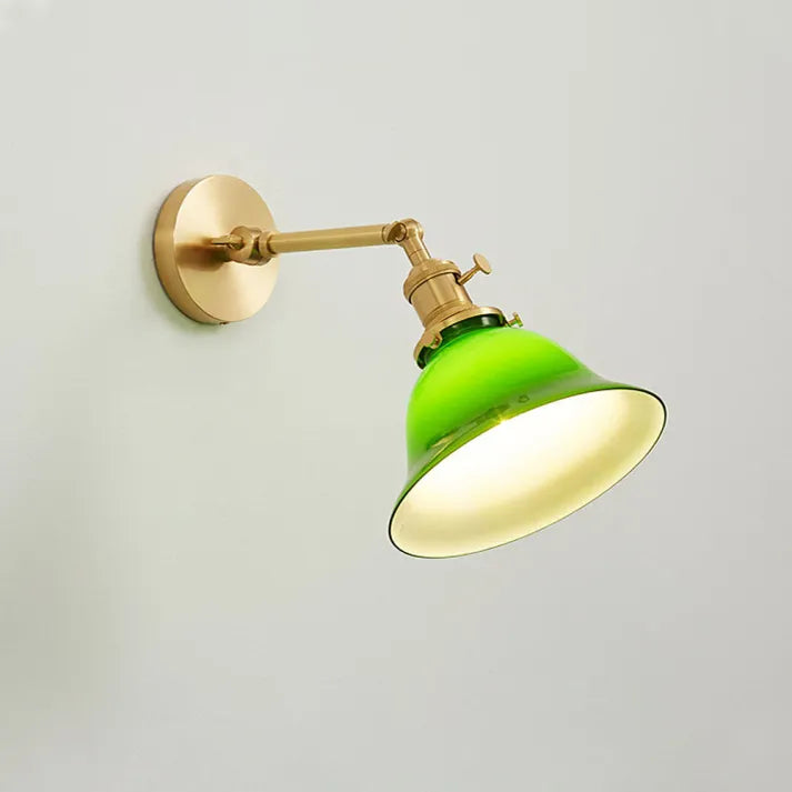 LumiClassique – Lampe murale en verre à bras pivotant vintage - Rynova