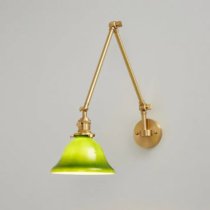 LumiClassique – Lampe murale en verre à bras pivotant vintage - Rynova