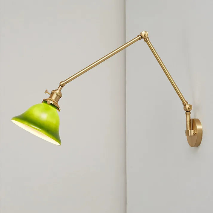 LumiClassique – Lampe murale en verre à bras pivotant vintage - Rynova